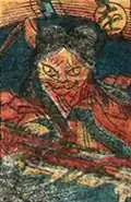 Un Bakeneko, du temple Neko-dera à Okazaki.