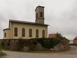 Oberdachstetten, l'église protestante: Pfarrkirche Sankt Bartholomäus