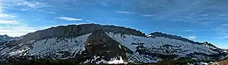 Vue de la face nord de l'Obere Gottesackerwände.