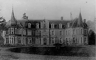 Le château du XVIIIe&nbsp;siècle, rue de Nibas, au début du XXe&nbsp;siècle.
