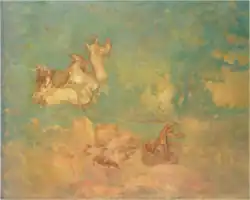 Odilon Redon, Le Char d'Apollon (1907).