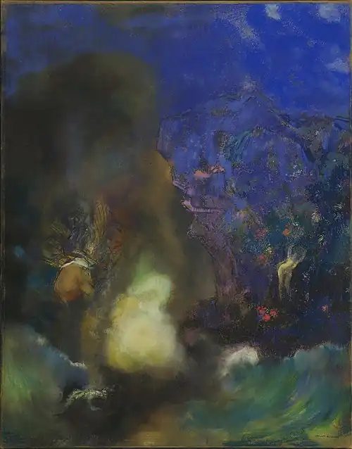 Roger et Angelica, 1910, pastel sur papier, 92x73, Moma, New York.