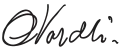 Signature de Odvar Nordli