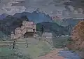 Le château de Naudersberg dans le Tyrol (1825)