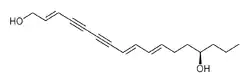 Structure moléculaire de l'œnanthotoxine