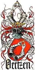 Graphique d'armoiries d'Otto Hupp dans le calendrier de Munich de 1904