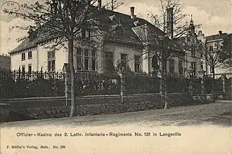 Quartier des officiers du 131e&nbsp;régiment d'infanterie, 2e&nbsp;lorrain