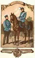 Officiers du Régiment, 1864.