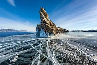 Île Ogoï en hiver