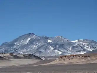 Vue du volcan.