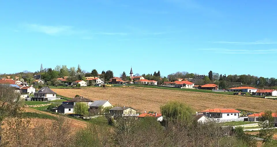 Vue en été.