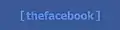 Logo de [thefacebook] de 2004 à 2005