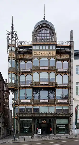 Ancien magasin Old England, Paul Saintenoy (1899).