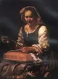 La Vieille brodeuse (vers 1650) d'Eberhard Keil