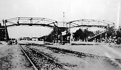 La gare en 1911.