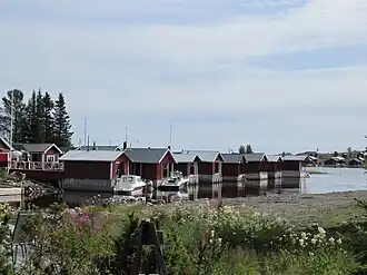 Cabanes de pêche à Brändöskär
