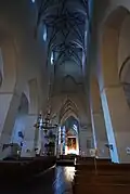 Intérieur de l'église.
