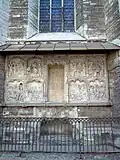 Cénotaphe de Hans Pawels, marchand. Chapelle Sainte-Marie, façade est.