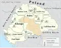 Domaines féodaux du XIVe&nbsp;siècle