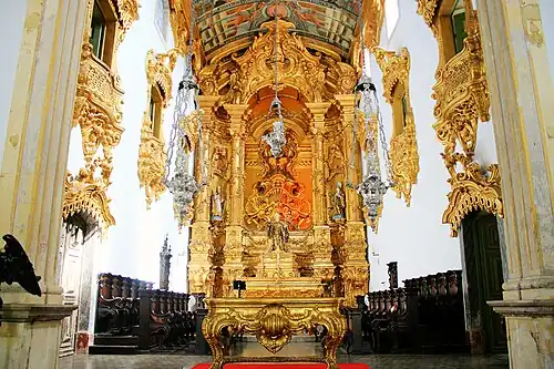 Autel de la basilique de São Bento&nbsp;(pt), à Olinda.