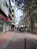 Section piétonne de la rue Oliva