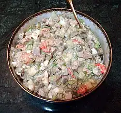 Salade russe « Olivier ».