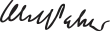 Signature de Olof Palme