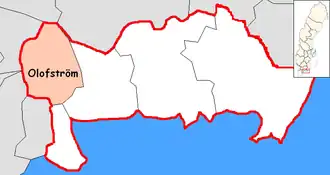 Localisation de Olofström
