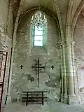 1re&nbsp;travée, élévation nord.