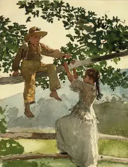 On the Fence, 1878