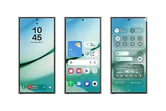 Écran Galaxy S24 Ultra sous One UI 7.0