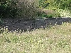 Le mur d'enceinte.