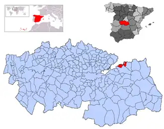 Localisation de Ontígola