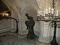 Bassin de la Pythie sous l'escalier d'honneur.
