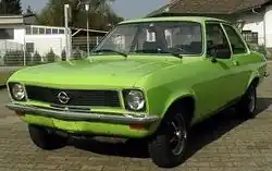 Opel Ascona (1973–1975), vue avant