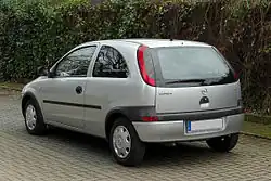 Opel Corsa trois portes (2000–2003)