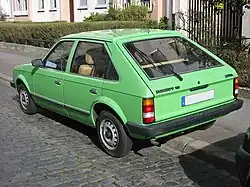 Kadett avec grand hayon