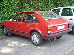 Kadett avec petit hayon
