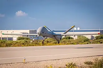 Vue de l'avion.