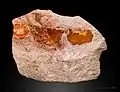 Opale de feu - Chihuahua, Mexique (5&nbsp;×&nbsp;3,5&nbsp;cm)