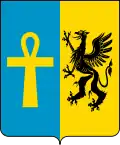 Blason union par « parti ».