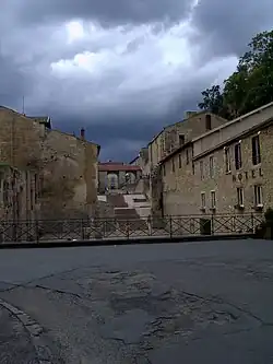 Orage sur l'abbaye.