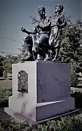 Vue générale de la statue.