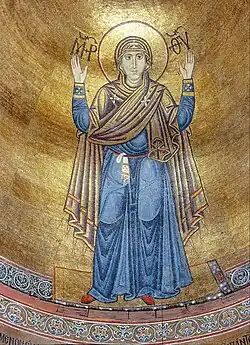 Orante, mosaïque, Kiev. XIe&nbsp;siècle .