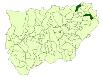 Localisation de Orcera