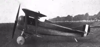 Vue de l'avion.