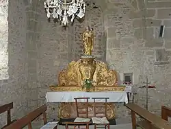 Le maître-autel du XVIIIe siècle.