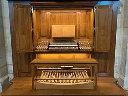 Vue sur la console.