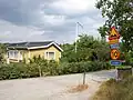 Listuddens koloniträdgårdsområde.