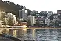 Oriental Bay  au soleil couchant